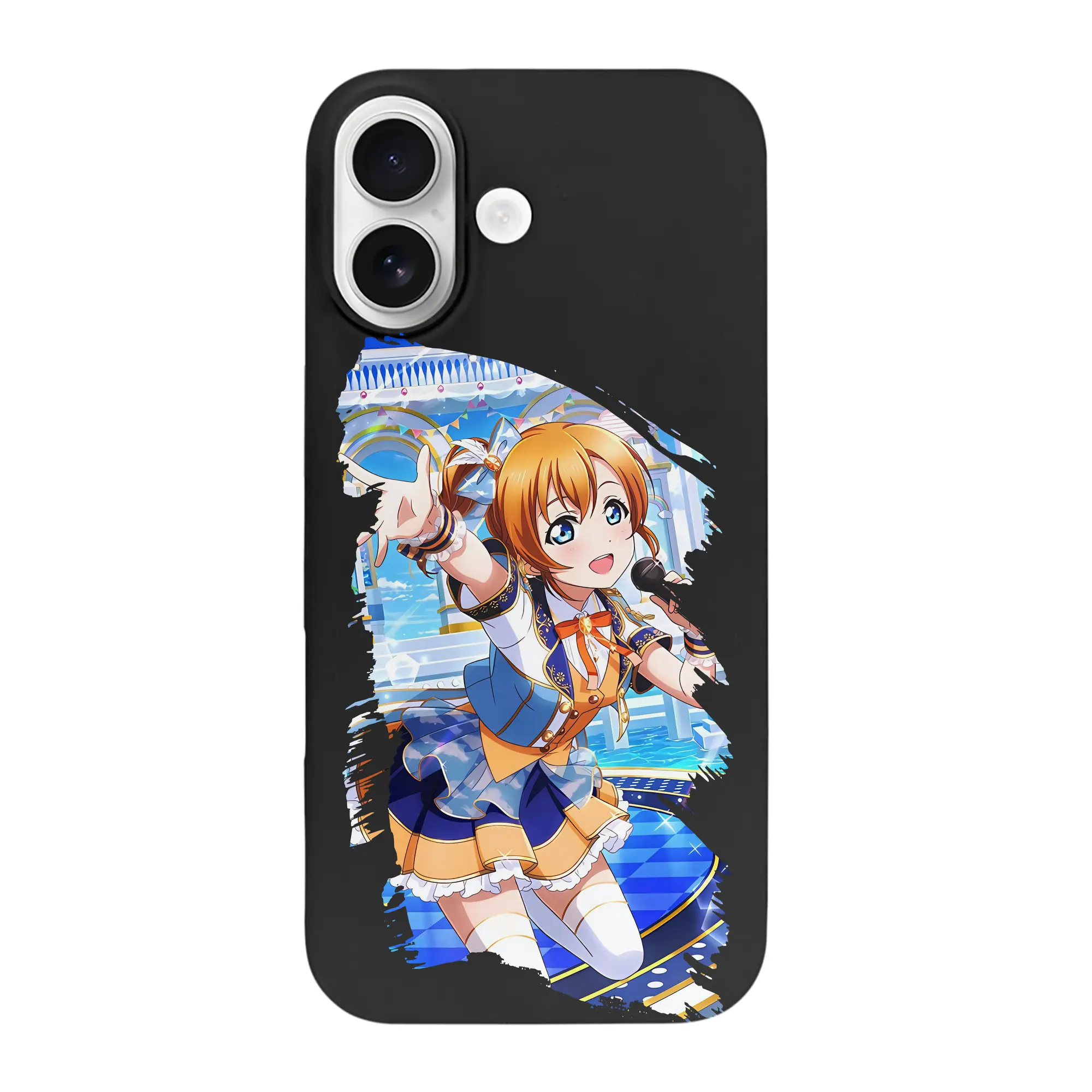 Love Live! グッズ,高坂穂乃果 - iPhone 17 シリーズ シリコンケース 薄型 耐衝撃 指紋防止 ソフトタッチカバー 精密フィット 傷防止 保護ケース iPhone 17/17 Air/17 Pro/17 Pro Max 対応